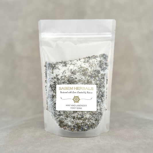 Mint and Lavender Foot Soak
