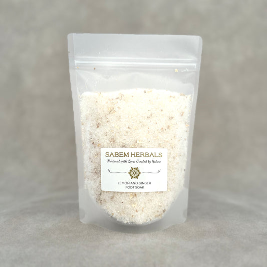 Lemon Ginger Foot Soak