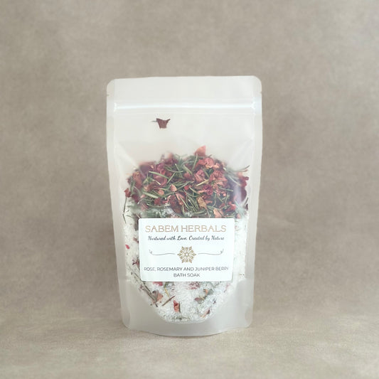 Rose, Rosemary and Juniper Berry Bath Soak