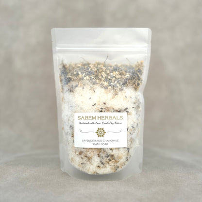 Lavender and Chamomile Bath Soak