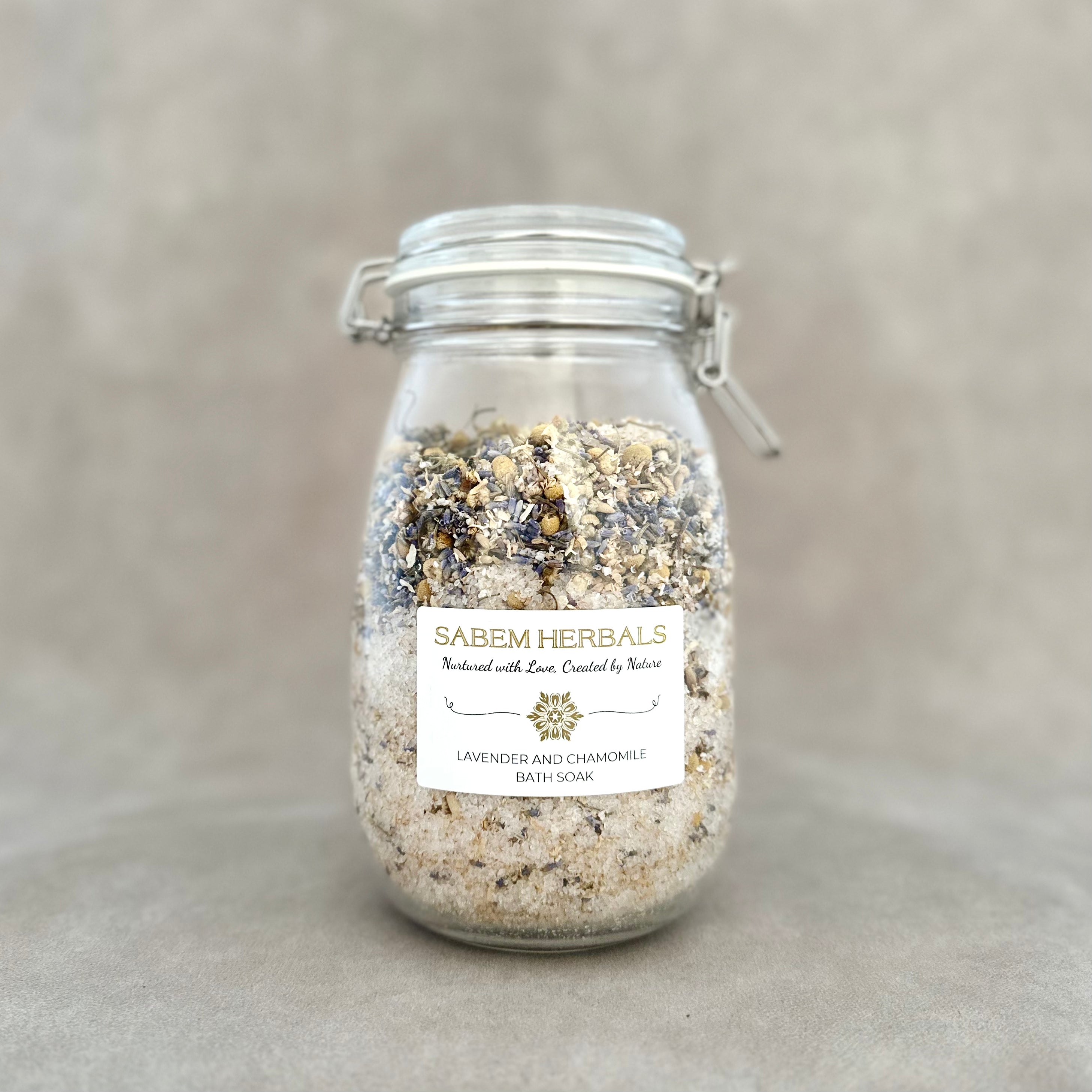 Chamomile Lavender Oatmeal Milk Bath