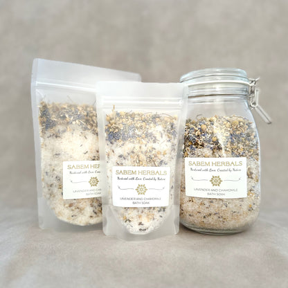 Lavender and Chamomile Bath Soak